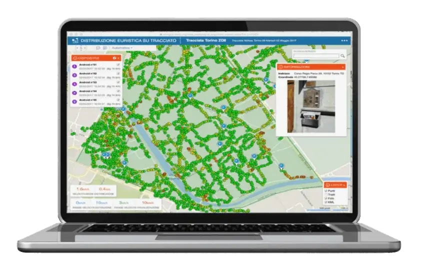 MS Cert Delivery – tracciamento GPS della distribuzione volantini