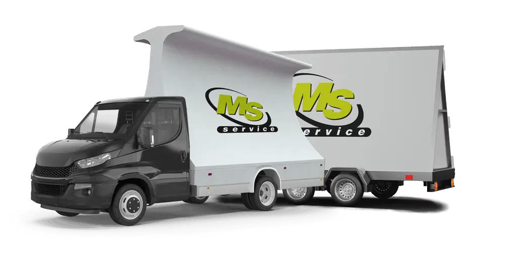 Camion vela MS Service a Bologna